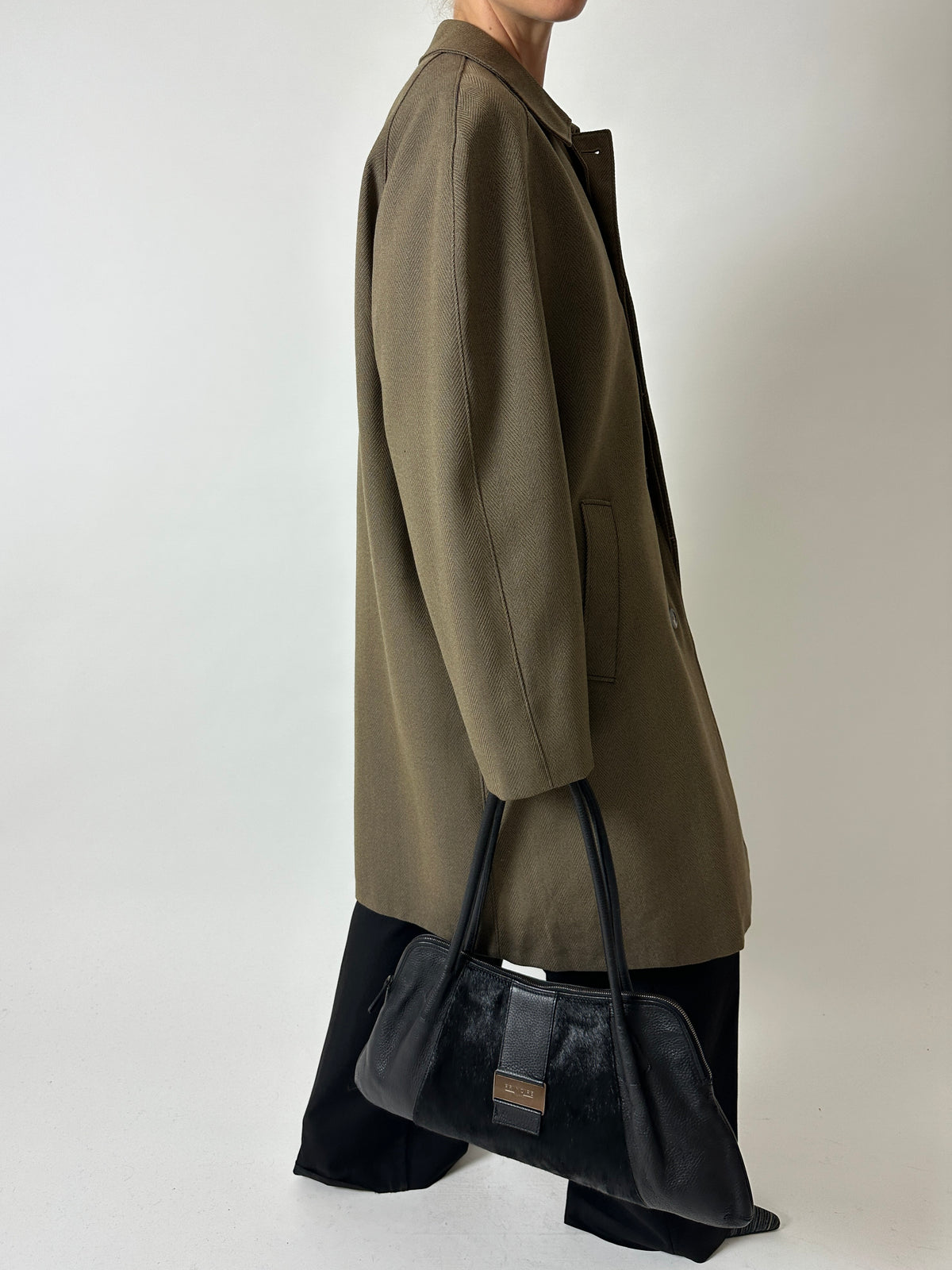 Wool Mac coat | Brown