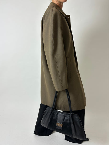 Wool Mac coat | Brown