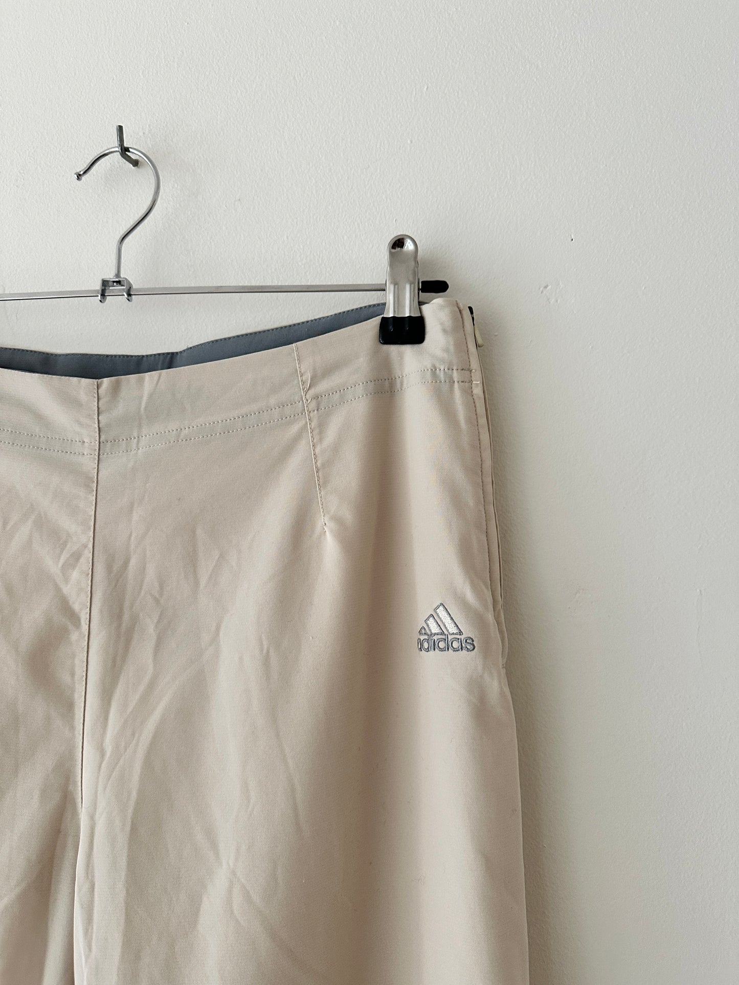 Adidas straight-leg pants | Soft Ecru