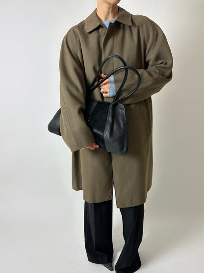 Wool Mac coat | Brown