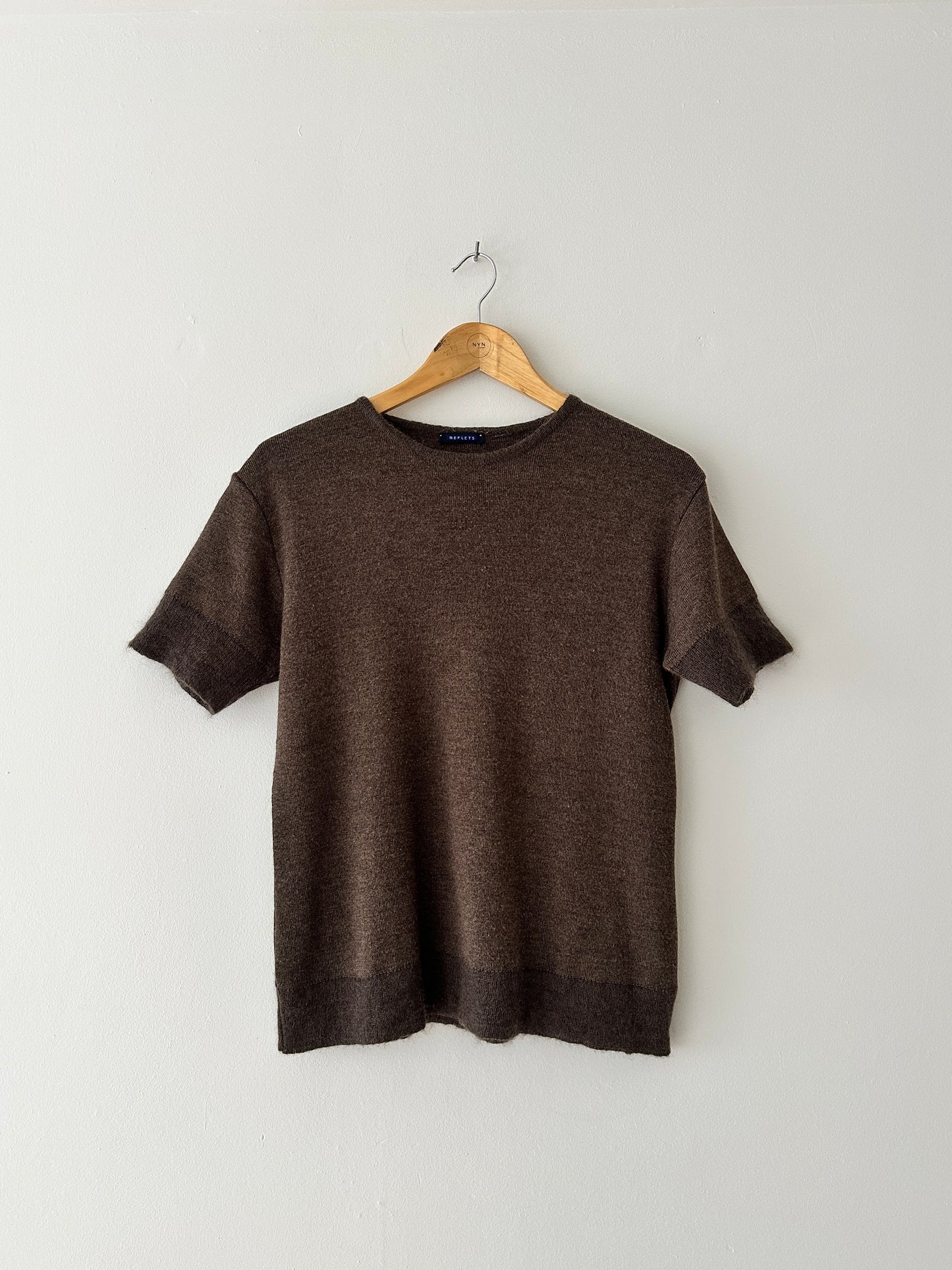 Knitted top | Dark brown