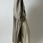 Long double-breasted coat | Beige