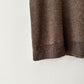 Knitted top | Dark brown