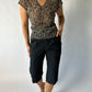 Sheer print top | Animal print