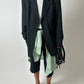 Relaxed fit striped shirt | Green / White
