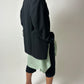 Relaxed fit striped shirt | Green / White