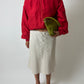 Linen midi skirt | Sand