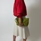 Silk bomber jacket | Bright red