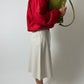 Linen midi skirt | Sand