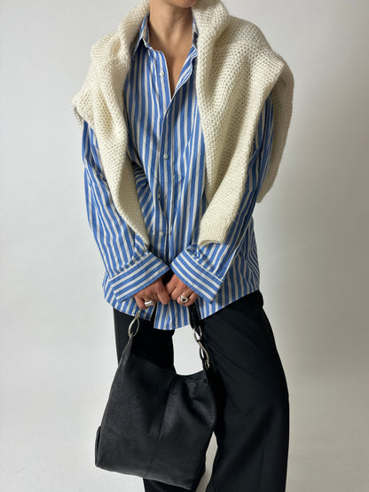 Handmade wool cardigan | Off-white