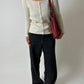 Wool cardigan | Soft ecru