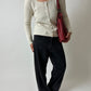 Wool cardigan | Soft ecru