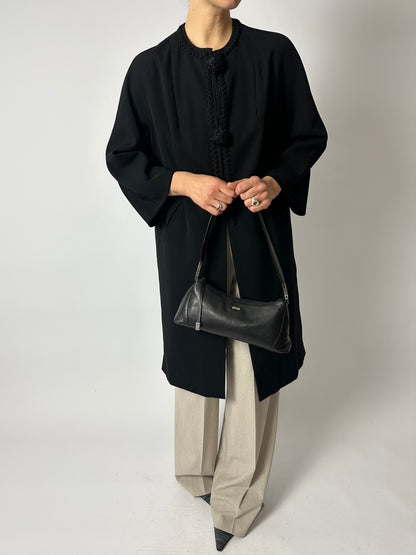 Leather shoulder bag | Black