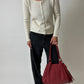 Wool cardigan | Soft ecru