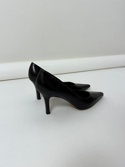 Leather pumps | Dark brown