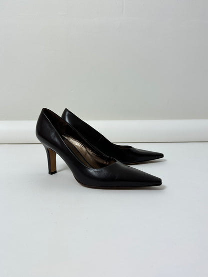 Leather pumps | Dark brown