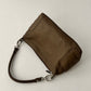 Leather shoulder bag | Taupe