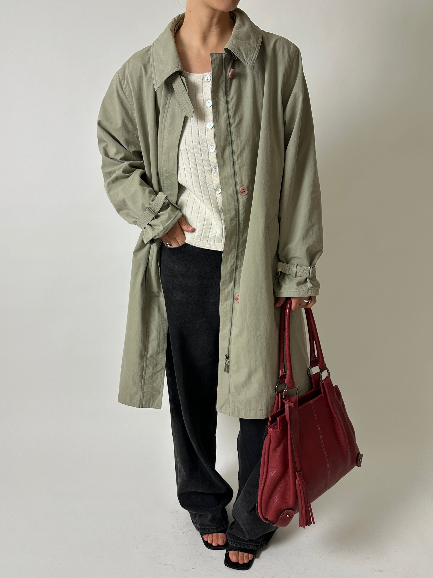 Mac coat | Soft green
