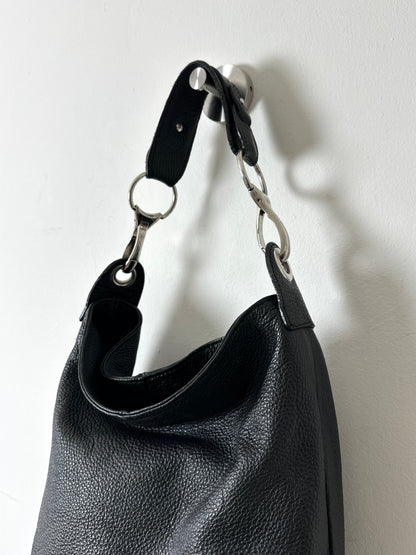 Leather shoulder bag | Black