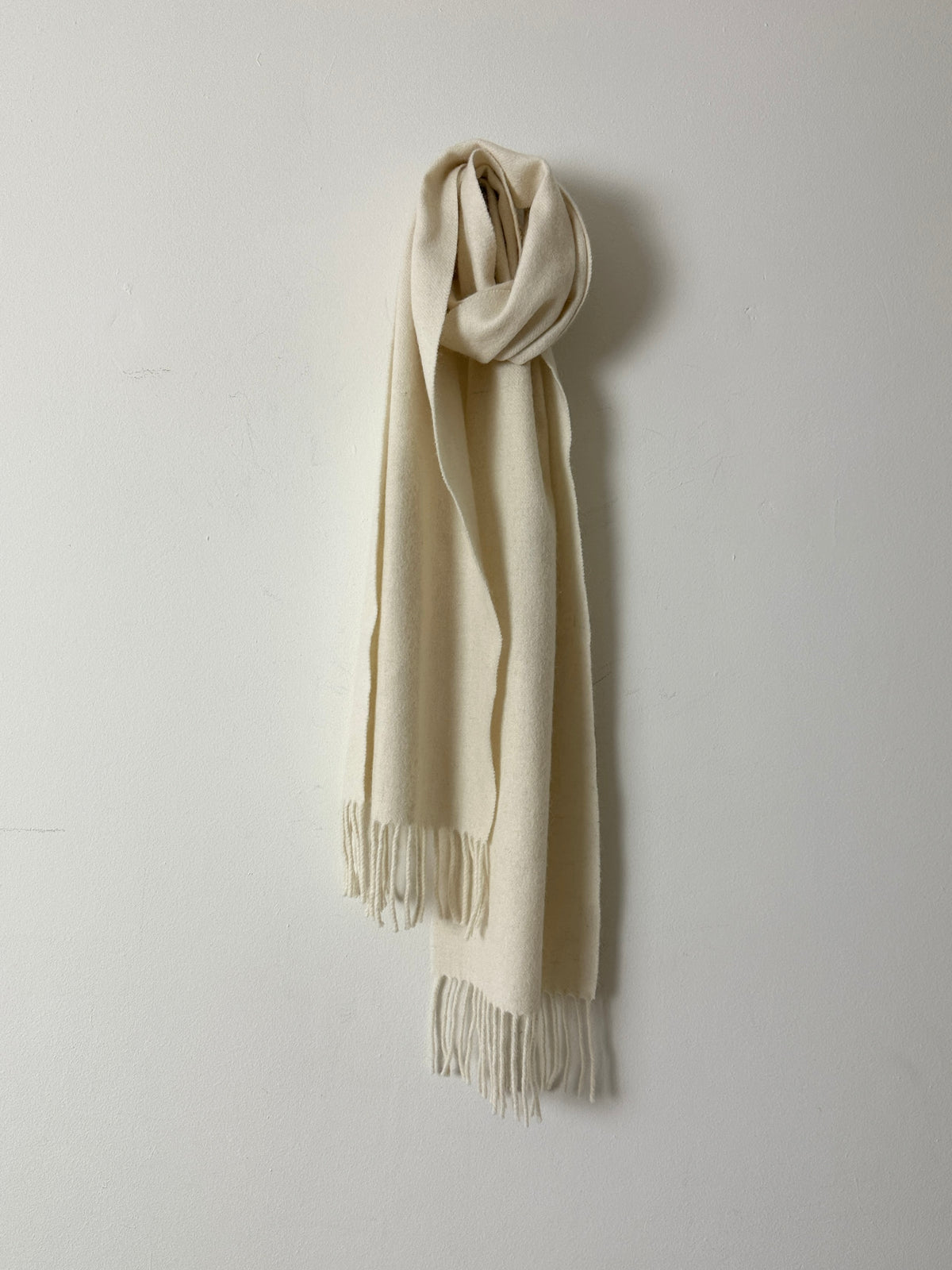 Wool scarf | Off-white