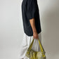 Boxy silk blouse | Black