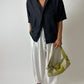 Boxy silk blouse | Black