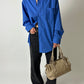 Oversized shirt | Bright blue