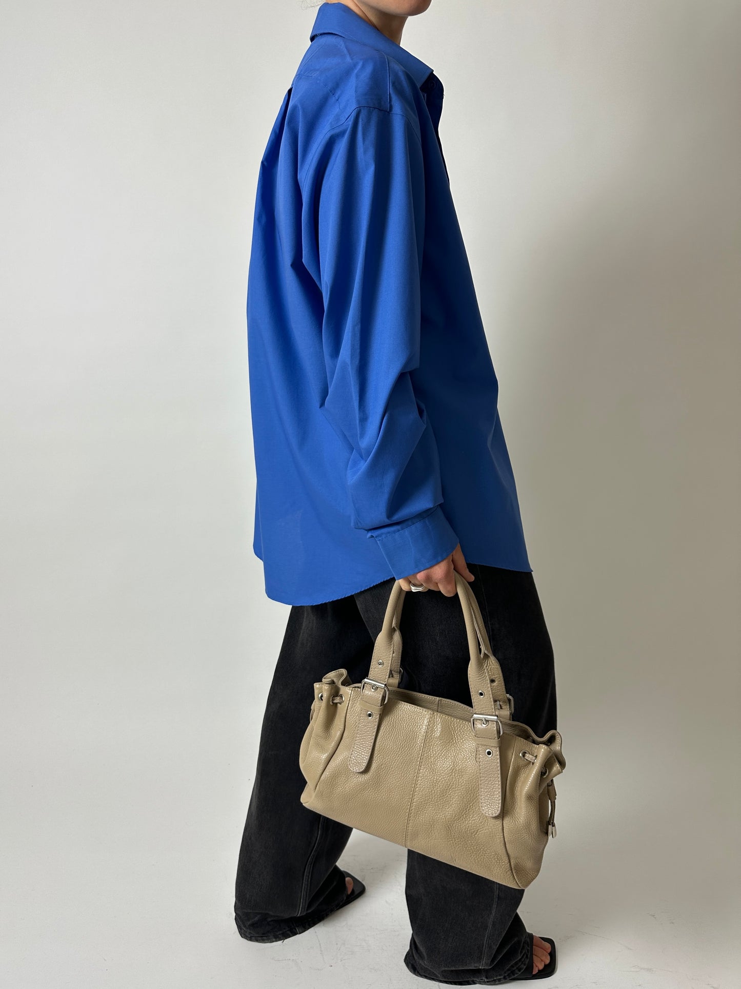 Oversized shirt | Bright blue