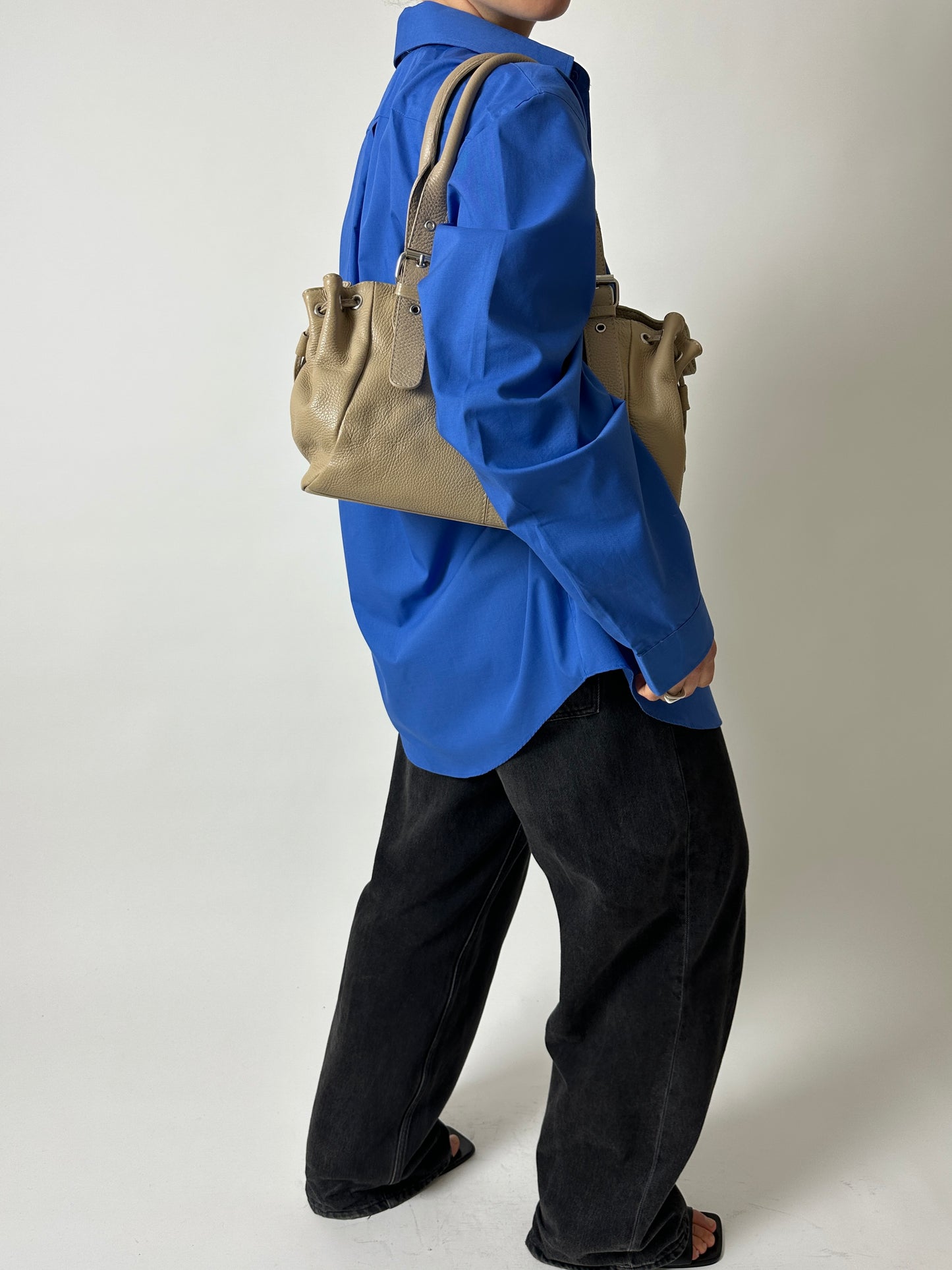 Oversized shirt | Bright blue