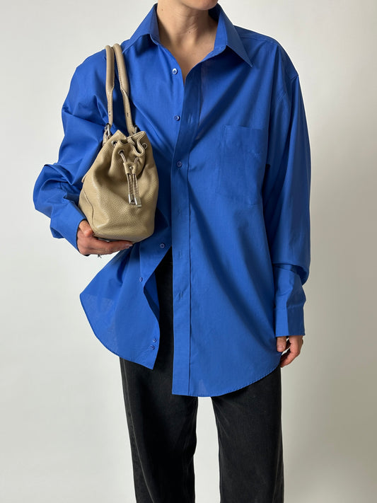 Oversized shirt | Bright blue
