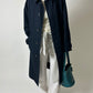 Long mac coat | Dark blue