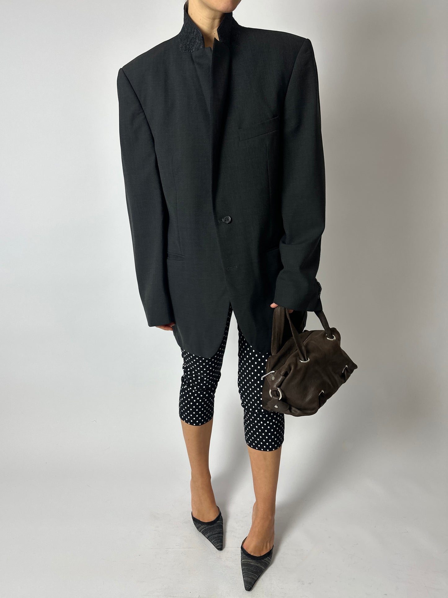 Relaxed fit blazer | Antracite