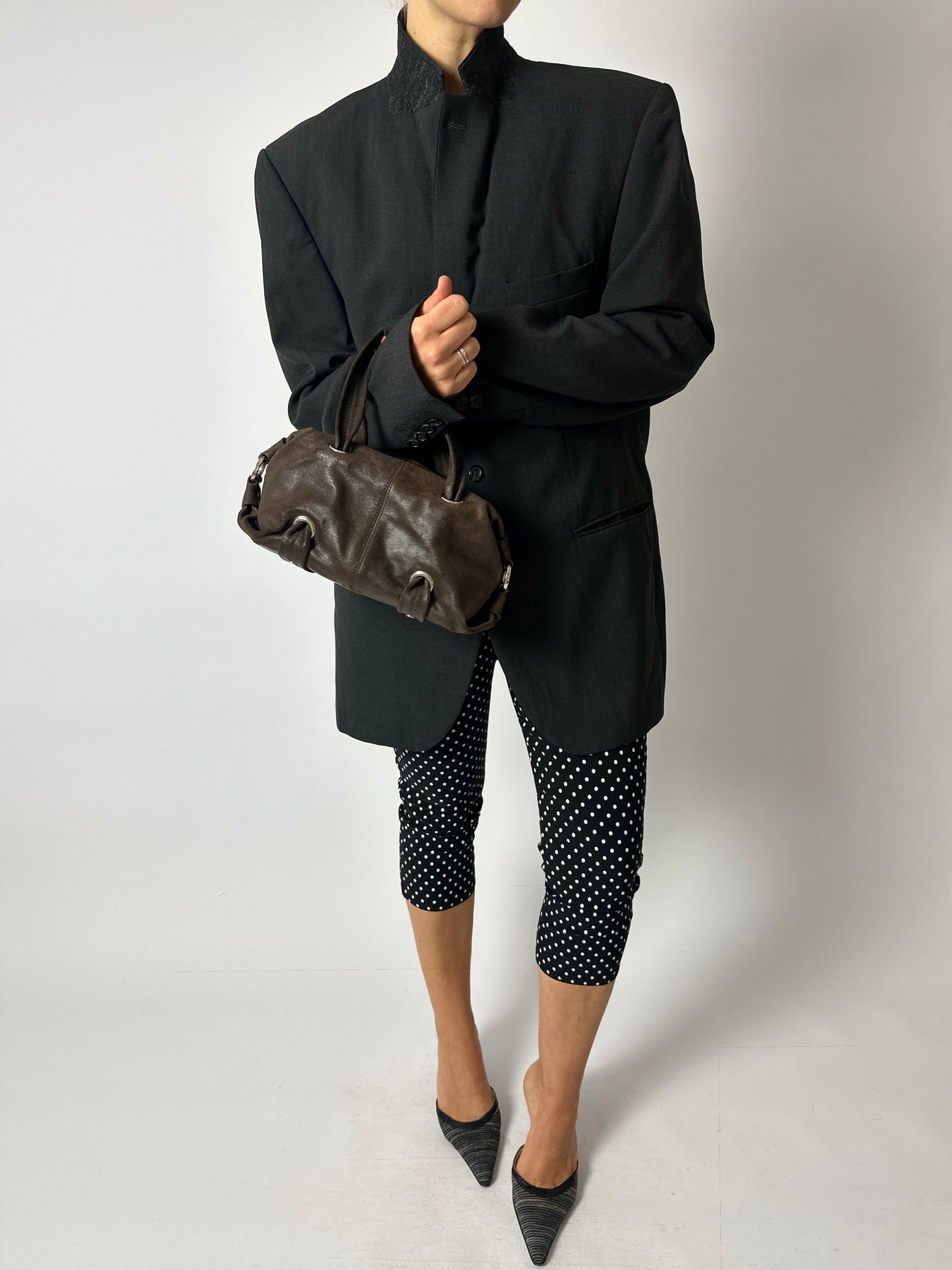 Relaxed fit blazer | Antracite
