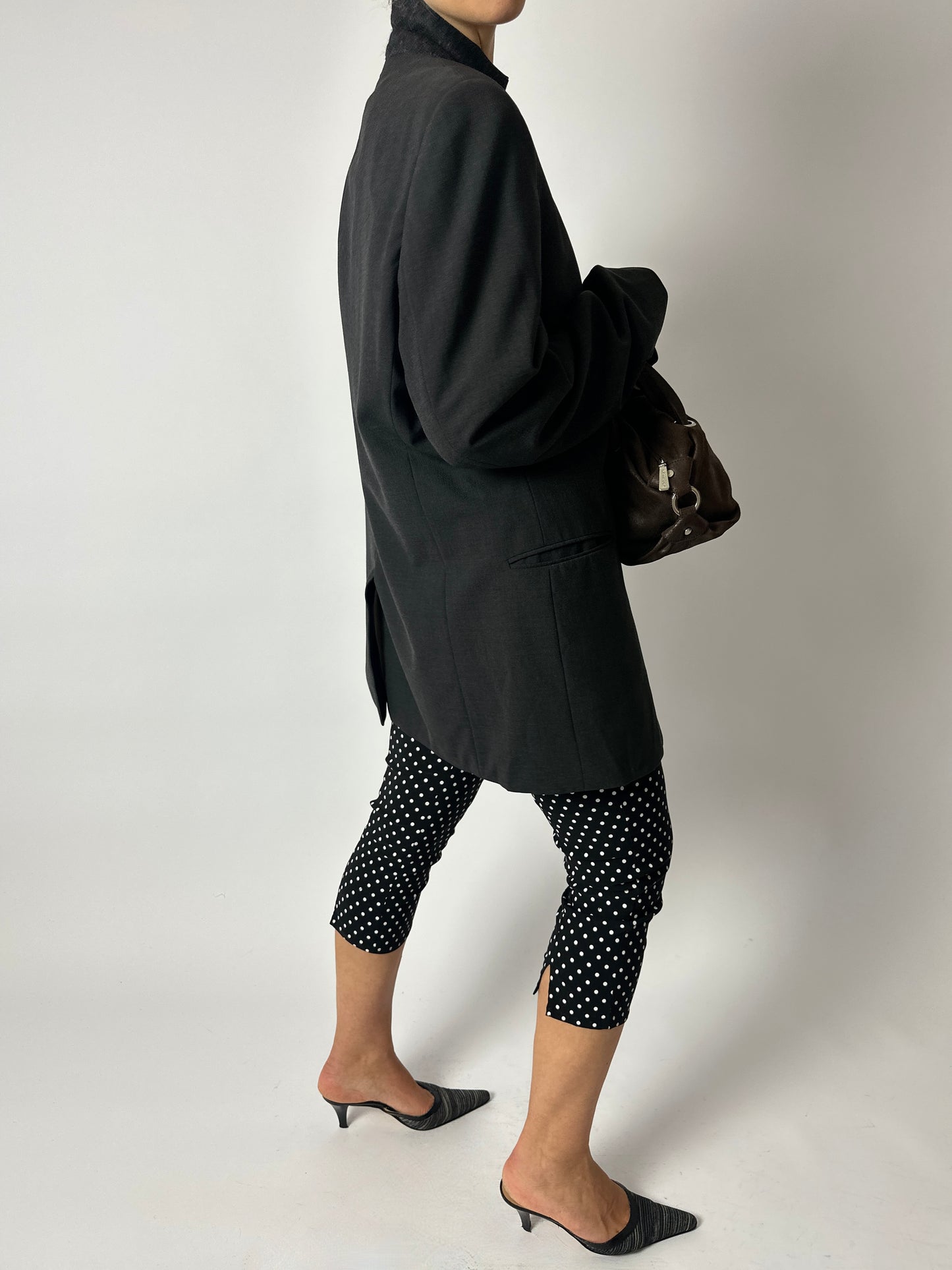 Relaxed fit blazer | Antracite
