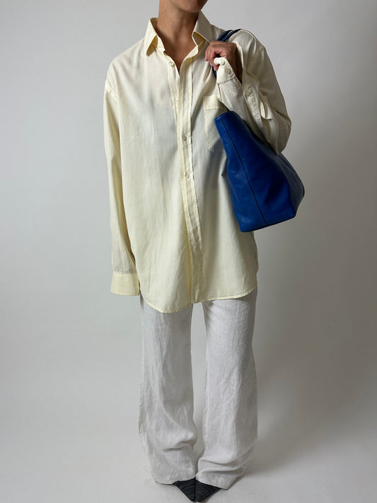 Oversized cotton shirt | Soft Butter