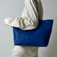 Leather shoulder bag | Cobalt blue