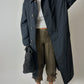 Oversized trench coat | Off Black