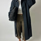 Oversized trench coat | Off Black