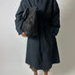 Oversized trench coat | Off Black