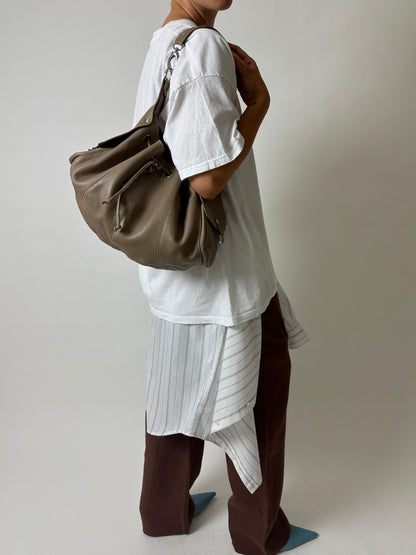 Linen trousers | Soft brown