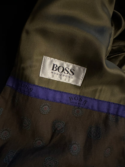 Hugo Boss long wool coat | Dark blue