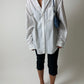 Oversized striped shirt | White / Blue
