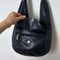 Leather shoulder bag | Black