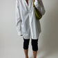 Oversized striped shirt | White / Blue