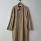 Long mac coat | Soft ecru