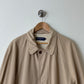 Long mac coat | Soft ecru