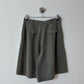 High waist shorts | Soft green