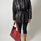 Short trench coat | Dark Brown