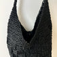 Raffia summer bag | Black