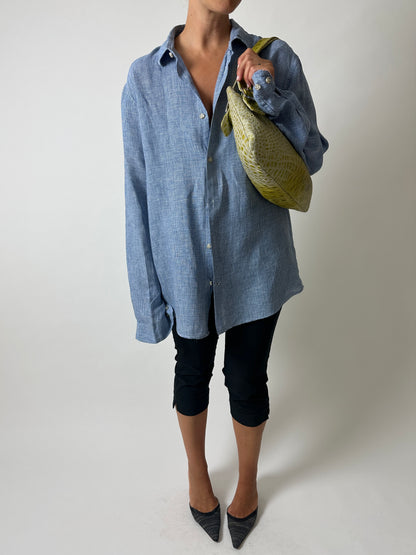 Linen shirt | Blue